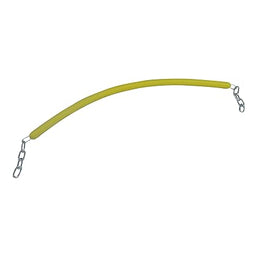 Rubber Coated Stable Stall Chain (Choice of Colour Plain End Horse Stable Door Guard) (Yellow)
