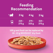 Whiskas 1+ Meaty Selection in Jelly 6 x 400 g Cans, Adult Cat Wet Food, Pack of 4