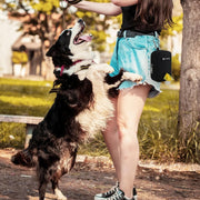 COOWONE Dog Treat Pouch Hands Free dog walking bag with Metal Carabiner, 900D Oxford Cloth Dog Poop Bag Holder for Pet Puppy Training Travel or Outdoor Camping
