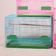 Buwei Wire Rectangular Small Cage for Small Birds and Canaries Rekord Equipped Feeders