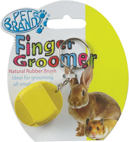 Petsentials Small Animal Finger Groomer | Soft Pet Brush for Guinea Pigs, Hamsters, Rabbits & Small Pets | Perfect for Kittens & Puppies - Easy and Hassle-Free Grooming Accessories
