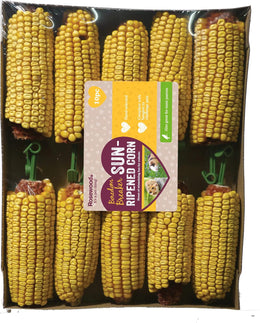 Rosewood Boredom Breaker Sun-Ripened Corn, Rabbit Treats & Small Animal Treats, Pack of 10