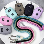 COOWONE Dog Treat Pouch Hands Free dog walking bag with Metal Carabiner, 900D Oxford Cloth Dog Poop Bag Holder for Pet Puppy Training Travel or Outdoor Camping