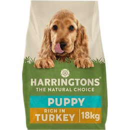 Harringtons Complete Dry Puppy Food Turkey & Rice 18kg - Made with All Natural Ingredients (Packaging may vary)