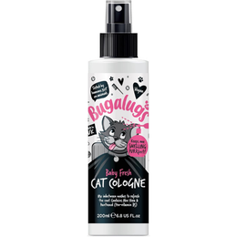 Bugalugs Cologne For Cats. Leave in spray to condition, nourish and hydrate skin and coat. Professional cat cleaning and grooming formula use with cat shampoo (200ml Cologne)