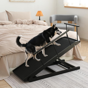 Dog Ramp for Bed and Sofa, 5 Step Adjustable Pet Ramps for Small to Large Dogs