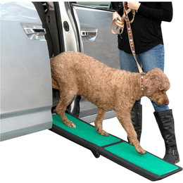Pet Gear supertraX Ramps for Dogs and Cats, Maximum Traction Surface, Portable/Easy-Fold (No Tools Required), Built in Handle for Travel, 5 Models, 42-71 Inches Long, Supports 150-200lbs