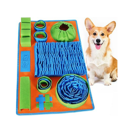 Vivifying Snuffle Mat for Dogs, Interactive Feeding Game for Boredom and Mental Stimulation, Dog Feeding Mat Encourages Natural Foraging Skills and Slow Eating