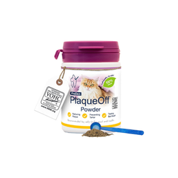 ProDen PlaqueOff 40g Powder for Cats, 100% Natural Tooth Care Powder, Protects Against Bad Breath, Helps with Tartar and Plaque