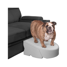 Pet Gear Stramp Stair and Ramp Combination for Dogs/Cats, Easy Step, Lightweight/Portable, Sturdy, Easy Assembly (No Tools Required), Fog