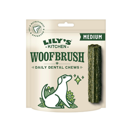 Lily's Kitchen Woofbrush Dental Chew - Natural Dental Sticks for Medium Dogs (5 Packs of 7 Chews)