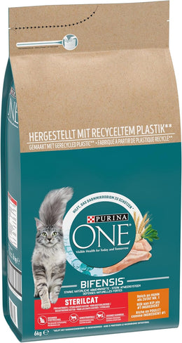 PURINA ONE BIFENSIS STERILCAT Dry Cat Food for Sterilised Cats, Various Types