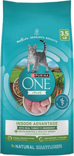 Purina ONE - Indoor Hairball & Healthy Weight Management - 3.5lb